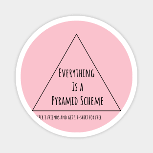 Everything is a Pyramid Scheme Magnet